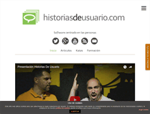 Tablet Screenshot of historiasdeusuario.com